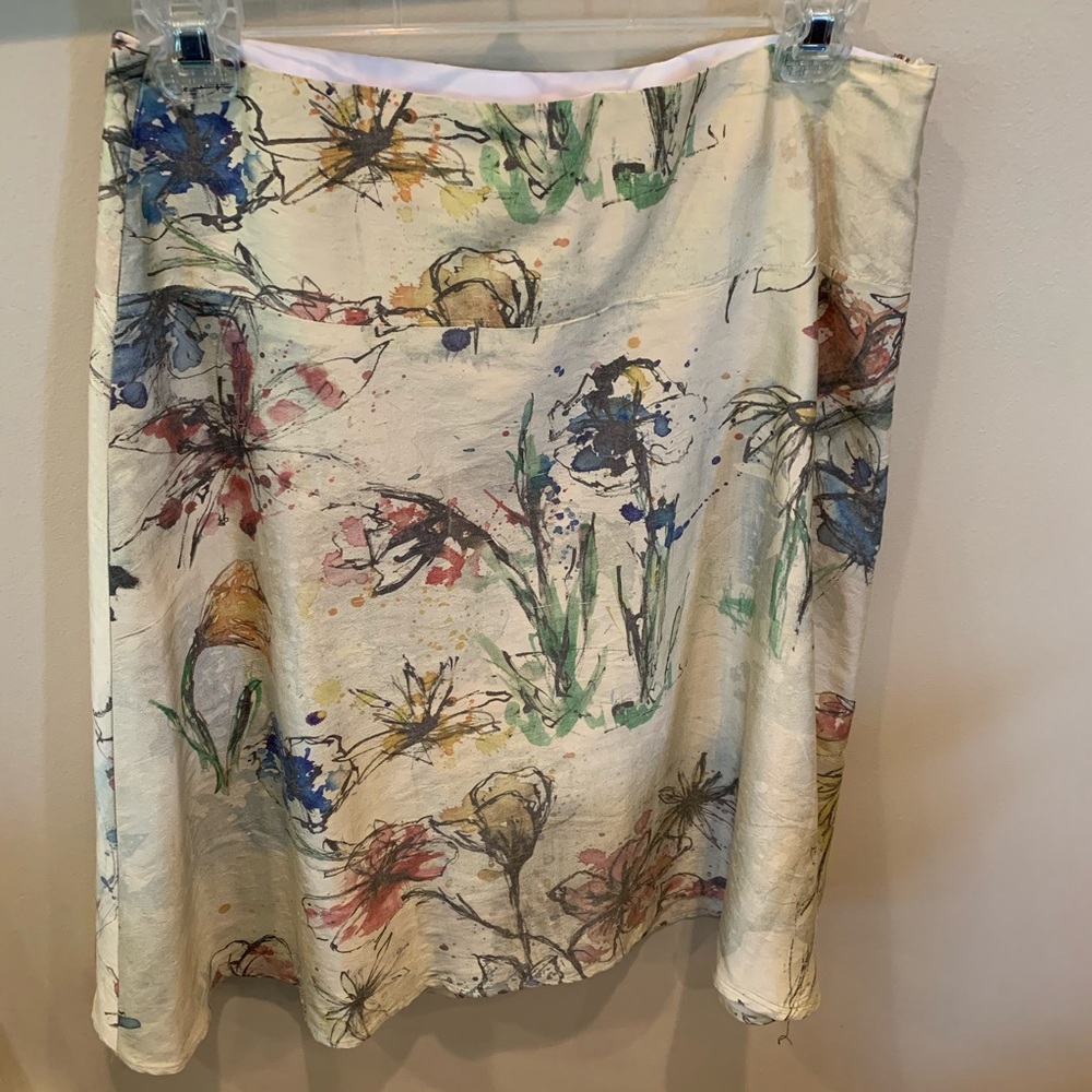 Custom made silk skirt